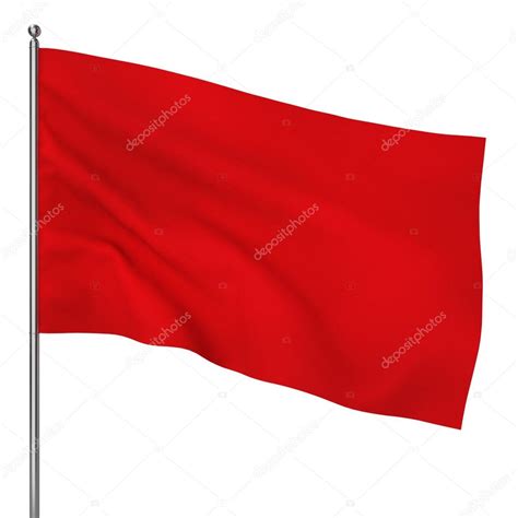 Blank Red Flag Stock Photo By ©montego 34420321