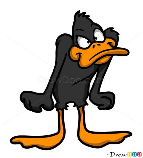 How To Draw Daffy Duck Cartoon Characters