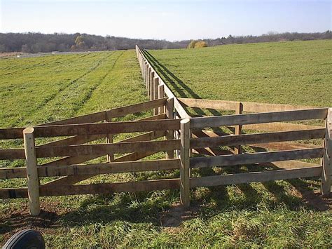 4 Rail White Oak Kentucky Rail Fence Horse Fencing Fence Barn