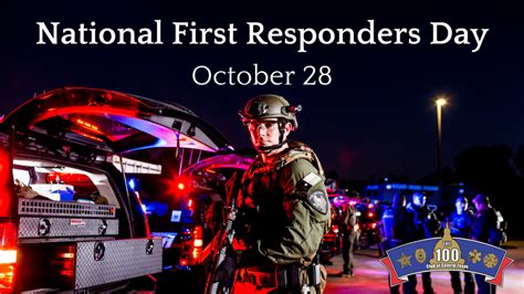 National First Responders Day The 100 Club Of Central Texas