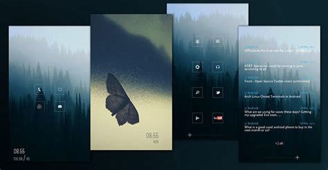 55 Cool Android Homescreens For Your Inspiration Deviantart Phone