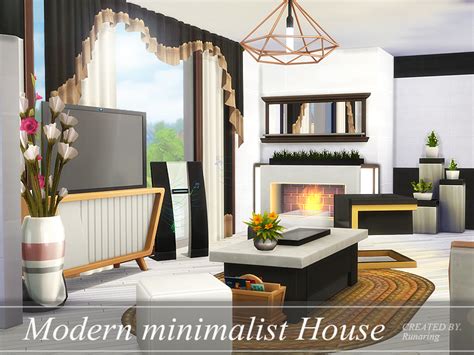 The Sims Resource Modern Minimalist House No Cc