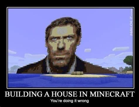 New House Series Minecraft Funny Minecraft Memes Humor