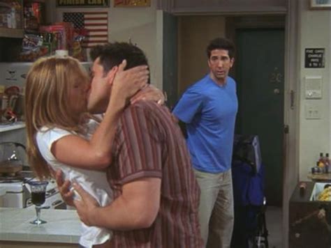 The One After Joey And Rachel Kiss Friends Moments Joey And Rachel Friends Tv