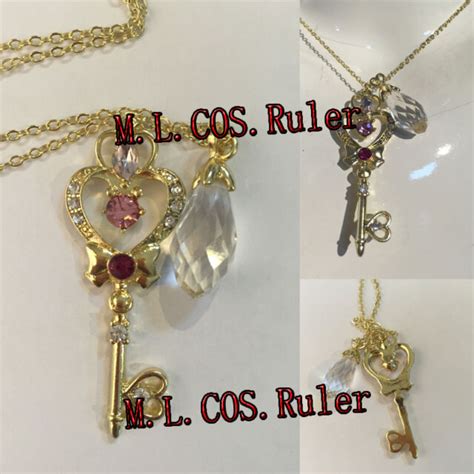 Anime Sailor Moon Chibi Usa Silver Crystal Cosplay Necklace Accessories