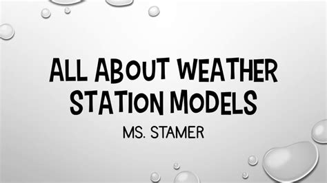 Introduction To Weather Station Models Powerpoint Video Youtube
