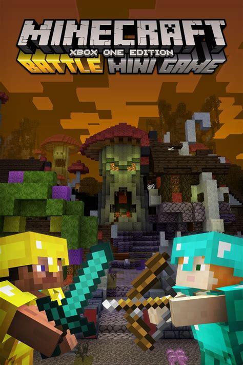 Minecraft Xbox One Edition Halloween Battle Map 2016 Box Cover Art