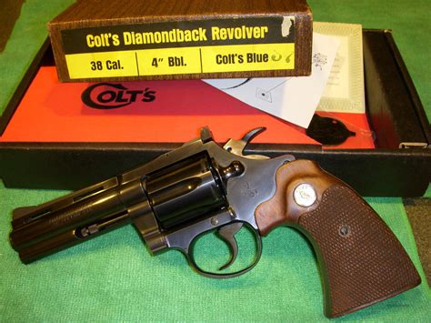 Colt Diamondback 4 Blue 38 Cal U For Sale At