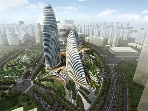 Wangjing Soho Towers In Beijing China Zaha Hadid Architects