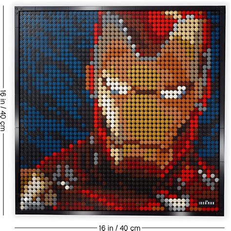 Lego Art 31199 Marvel Studios Iron Man Wall Décor Set Exotique