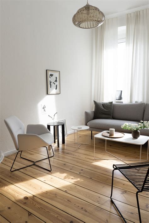 Minimalist Designer Scandinavian Livingroom Interior Style Grey Sofa Rg