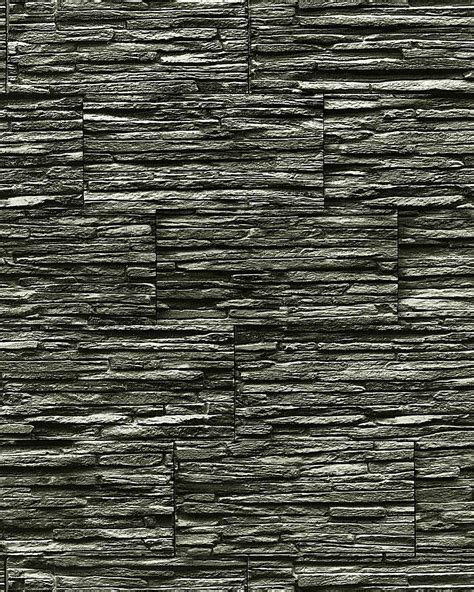 49 Textured Stone Look Wallpaper