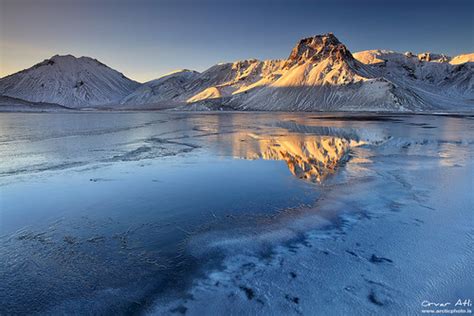 Thin Ice Kýlingavatn Near Landmannalaugar Iceland Flickr