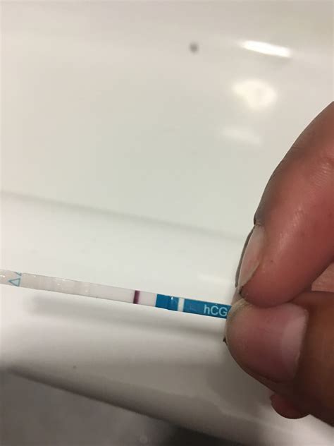 Hello I Have A Very Very Faint Line On Pregnancy Test Is This
