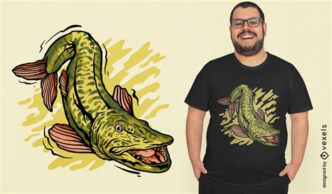 Designs Gráficos para Camisetas e Merch de muskellunge