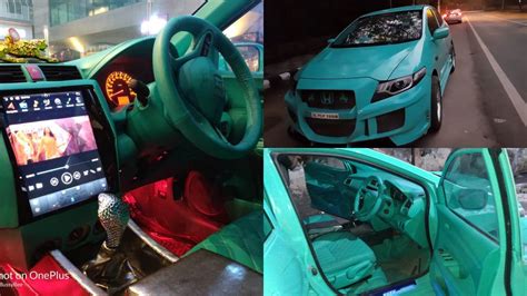 This Modified Honda City Is All About Its Teal And Teal Honda City HD Wallpaper