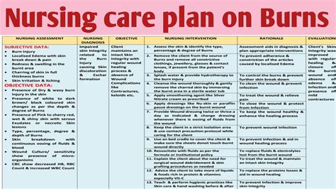 Ncp 37 Nursing Care Plan For Burns Patient Youtube