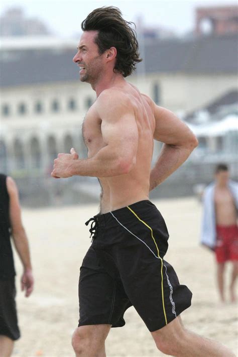 Hugh Jackman Goes For A Swim At Bondi Beach — Photos Socialite Life