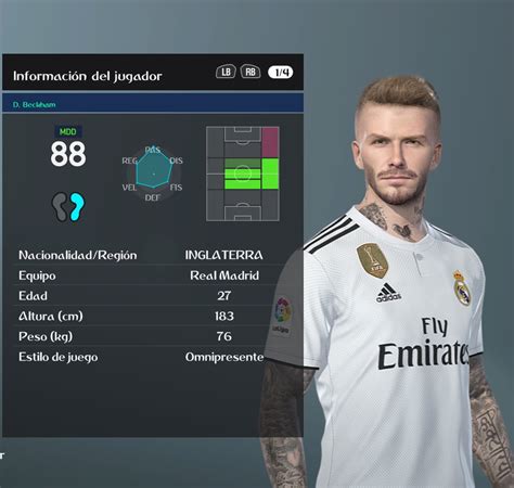 Pes 2021 Faces David Beckham By Son ~ Free Download