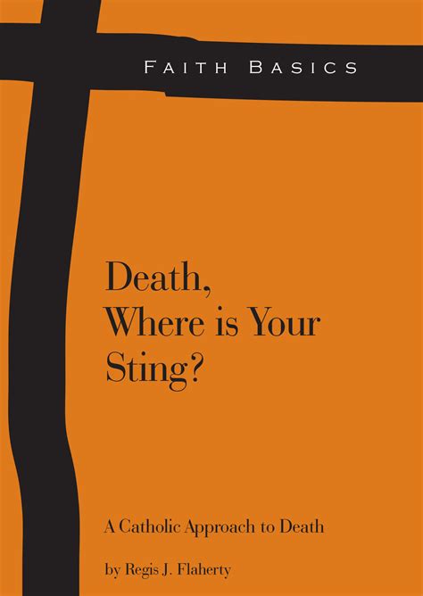 Death Where Is Your Sting Booklet Lighthouse Catholic Media