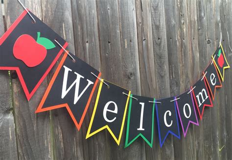 Classroom Welcome Banner Back To School Teacher Name