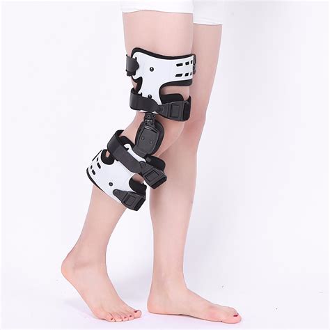 Post Op Hinged Knee Immobilizer Adjustable Orthopedic Leg And Knee