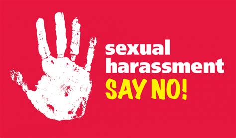 Say No To ‘sexual Harassment The Columnist