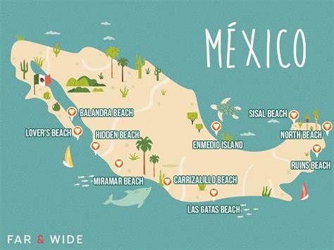 Map Of Mexico Beaches You Truly Will Love Far And Wide