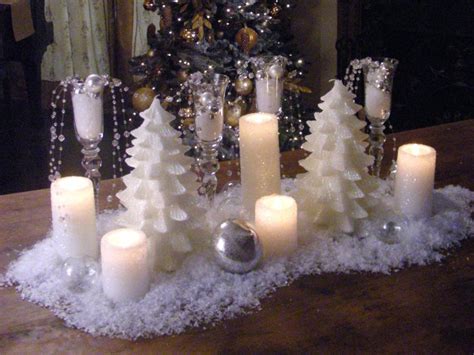 How To Create A Snowy Candle Centerpiece Hgtv