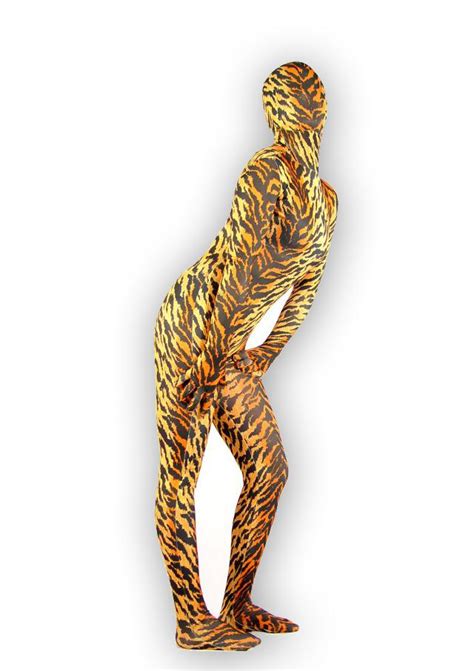 tiger stripes fullbody zentai tight spandex zentai catsuits costumes in zentai from novelty
