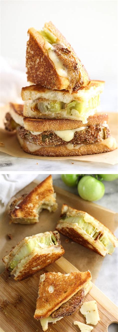 Build sandwiches with rolls, cooked bacon, and fried. Fried Green Tomatoes Grilled Cheese is spiced up with ...
