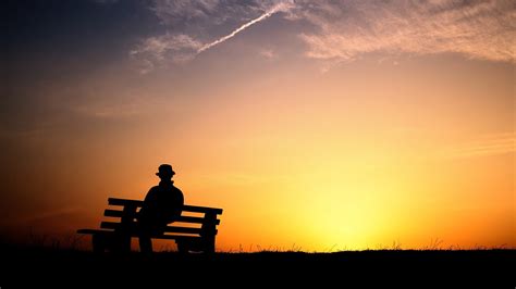 Lonely-Boy-Sitting-On-Bench-Sunset-HD-Wallpapers | HealthGuild.org