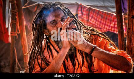 Naked Naga Sadhus Taking A Holy Bath During The Kumbha Or Kumbh Mela In The Ganges River Har Ki