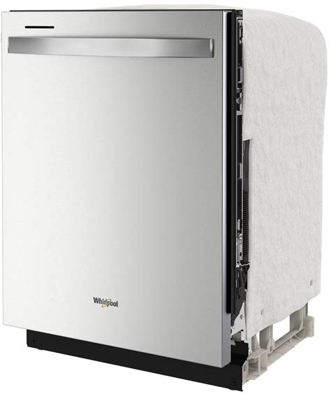 Whirlpool 24 Top Control Built In Dishwasher With Stainless Steel