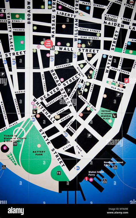 Soho New York Street Map