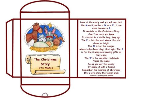 Fill a mason jar with m&m's, print and cut out the poem and tie it on with a ribbon! mm Christmas Poem Printable | CraftSayings.com • View ...