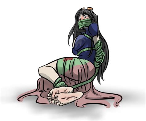 Nico Robin Tied Up Waiting For A Tickling By Pawfeather On Deviantart