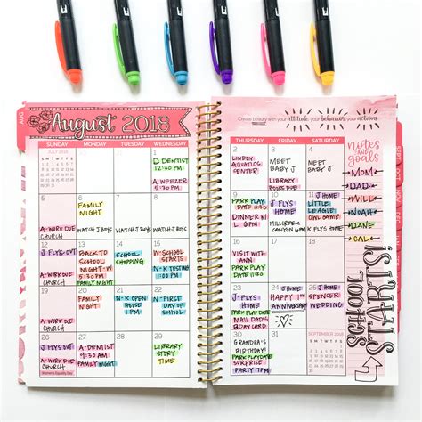 4 Tips For Getting Organized With Bloom Daily Planners Tombow Usa Blog