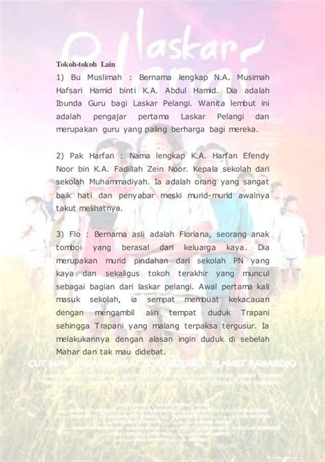 39+ Bacalah Kutipan Novel Laskar Pelangi Berikut Ini Kemudian Buatlah Kalimat Kritiknya Brainly