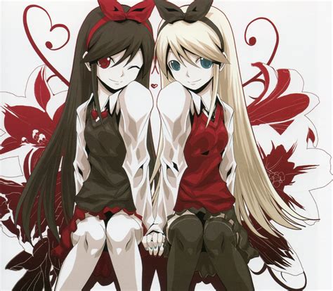 Opposite Anime Twins Animemanga Couples Pinterest Anime Girls