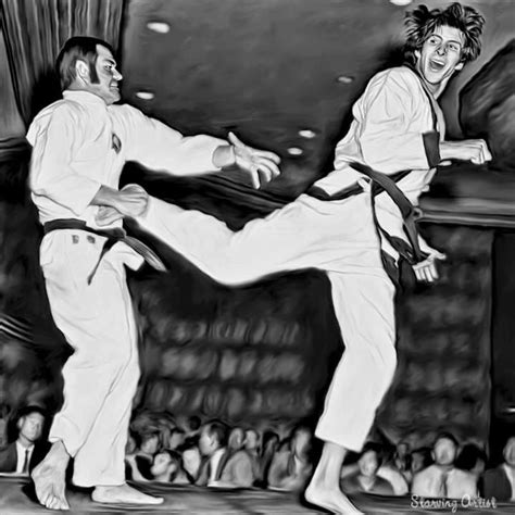 Photo Turned To Art Hall Of Famer Taekwondo Great Pictures Karate