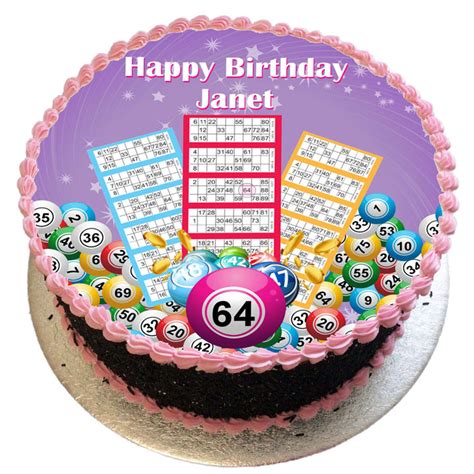 Bingo Birthday Cake Flecks Cakes