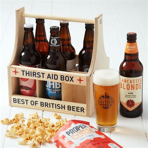 Dads Favourite Beers Six Pack British Beer Beer Beer Crate