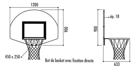 Panier De Basketball Mural Panneau De Basketball Panier De Basket