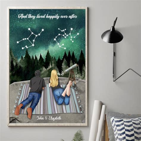 Laying Under The Stars Couple T Anniversary Fathers Etsy