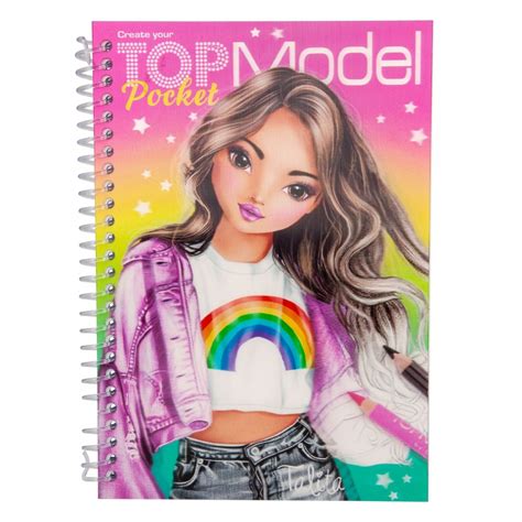 Top Model Pocket Colouring Book With Talita Cover Bright Star Toys
