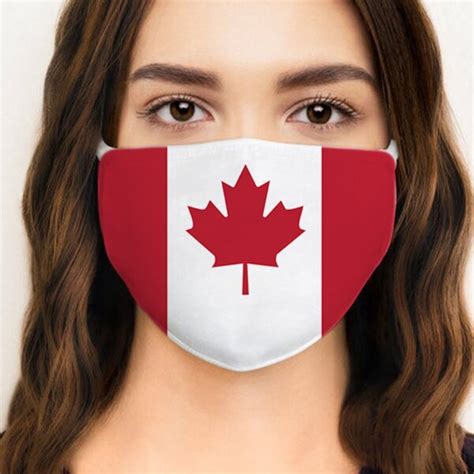 Masks Canada Flag Etsy