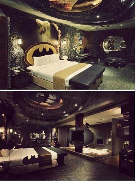 Batman Bedroom With Images Batman Room Batman Bedroom Batman