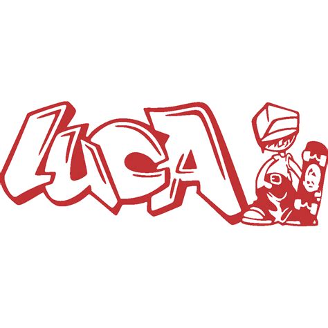 Stickers Luca Graffiti Skater Art And Stick