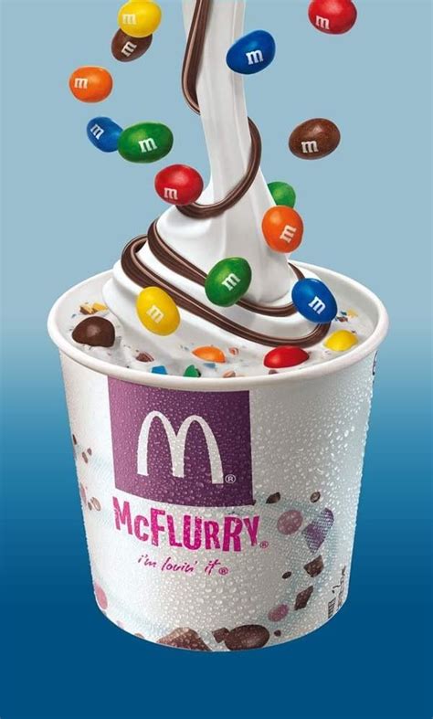 Mc Flurry With M S Mcflurry Mcdonalds Mcflurry Mc Flurry